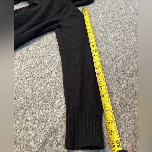 Vintage Eddie Bauer Zip Up Hoodie Charcoal Angora Blend Women’s M - Picture 7 of 7